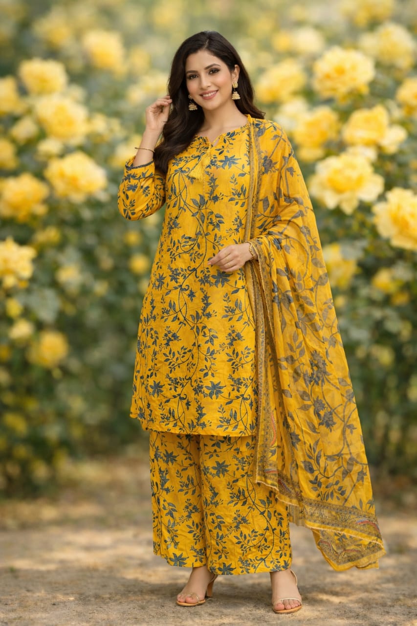 Veloura Sunblossom Luxe – Signature Lawn Ensemble by Perfect Collection