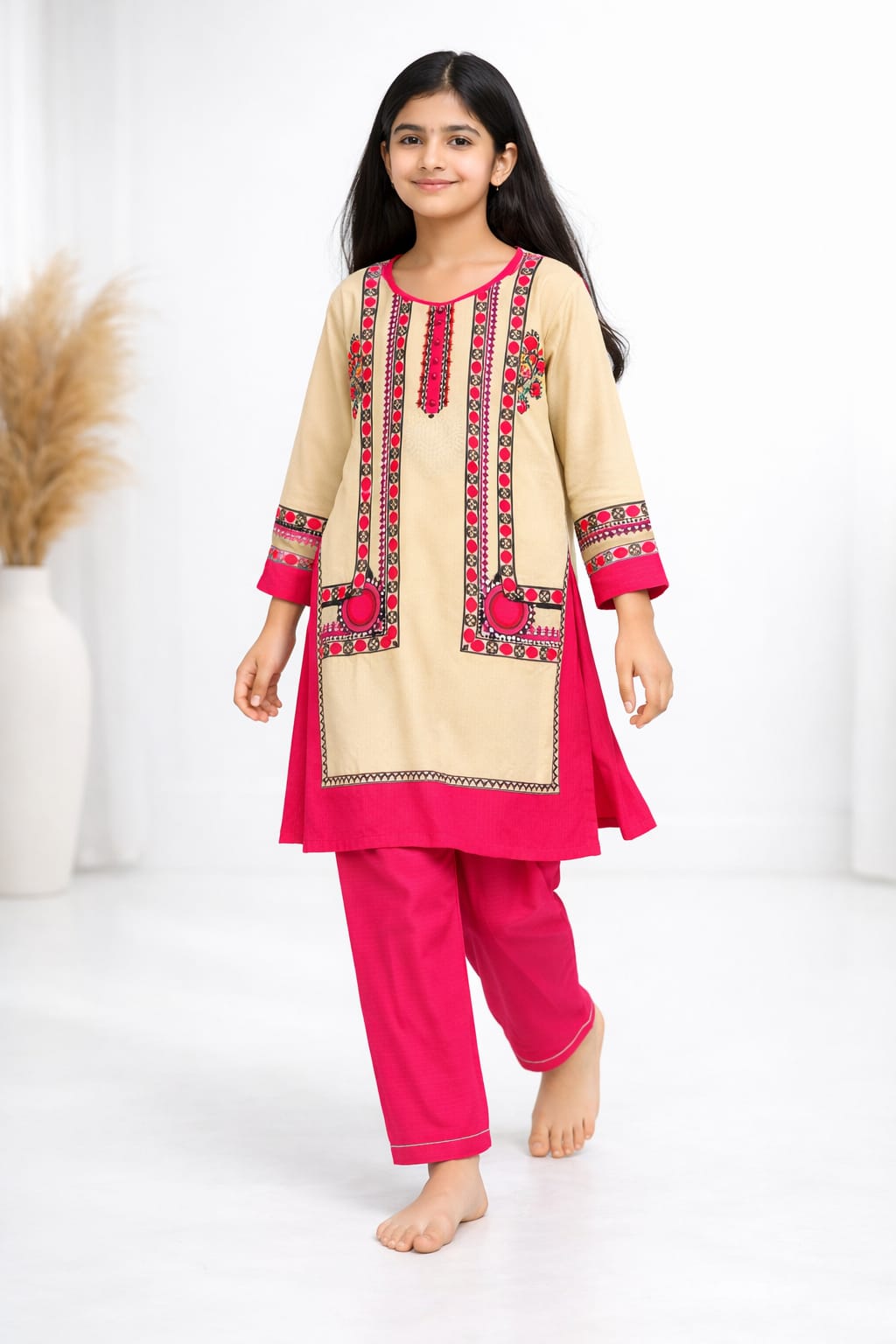 MeherZeen Royal Charm Kids Festive Set – Luxury 2 Piece Outfit