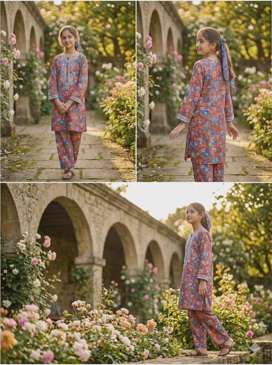 🌸 Élanora Bloom Garden Co-Ord Set – Petite Luxe by Perfect Collection