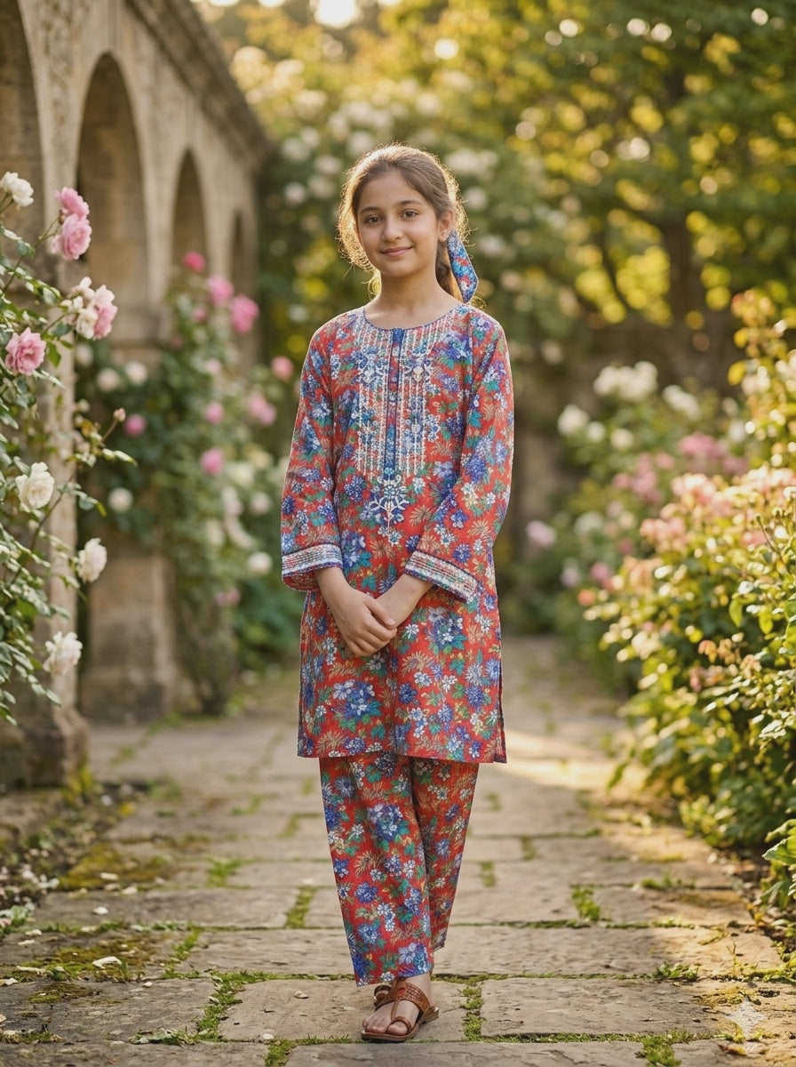 🌸 Élanora Bloom Garden Co-Ord Set – Petite Luxe by Perfect Collection